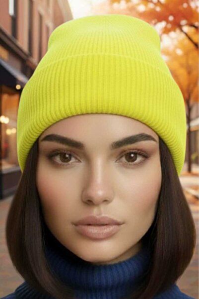 Mood Agenda قبعة نسائية ناعمة من الصوف الفاخر