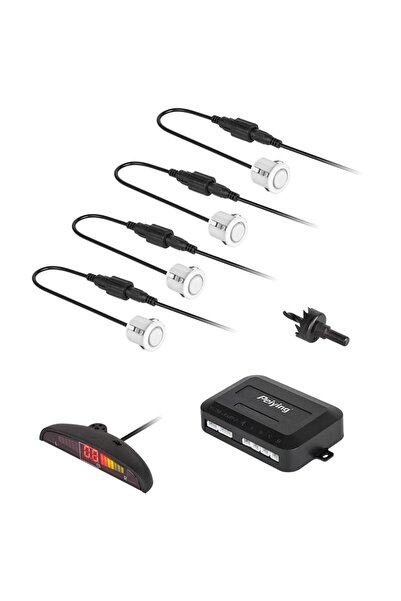 Peiying Parking system LED display 4 white sensors