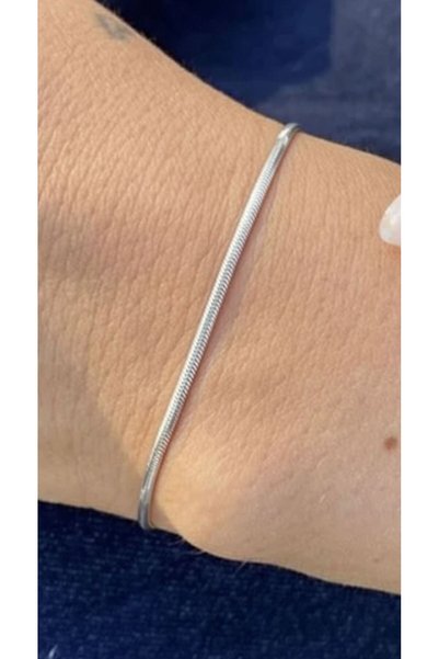 bettin tasarım Unisex Tarnish Free Ultra Thin Italian Cylinder Chain Steel Bracelet Gold Silver Color