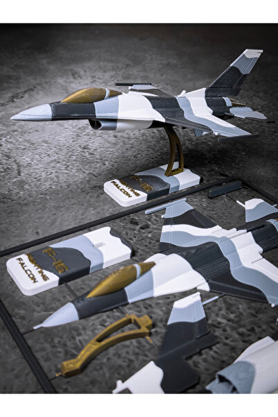 Genel Markalar F-16 Fighting Falcon Uçak Maket Kit Kart