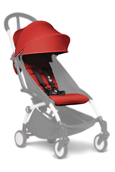 Babyzen مجموعة قماش عربة الأطفال YOYO Color Pack 6+ باللون الأحمر - BZ10104-0...