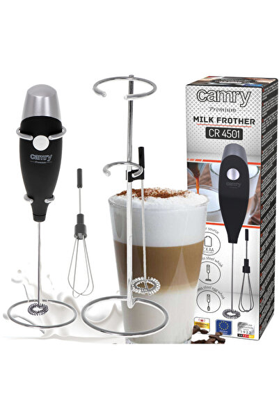 Other CR 4501 black Milk frother with stirrer and stand