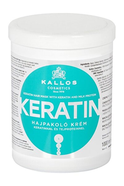 Kallos Keratin 1L – Hair mask with keratin and milk proteins for intense regeneration