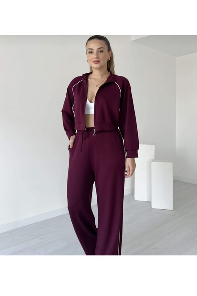 Tarzımızbir طقم من قماش المودال بسحاب