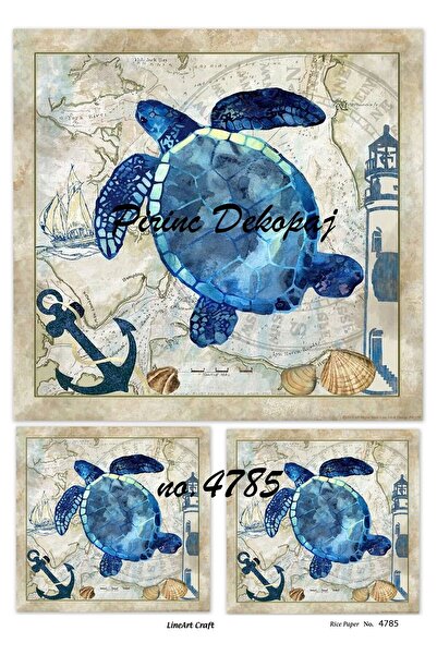 LİNEART Brass Decoupage Paper No:L4785- 29X42Cm