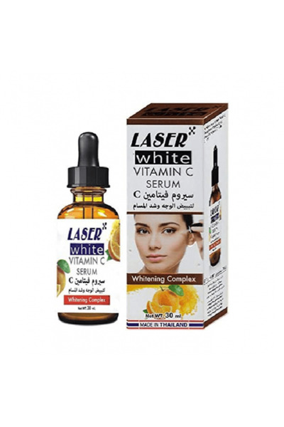 LASER WHITE Vitamin C Serum for Whitening Face and Tightening Pores by - 30ml