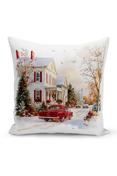 Bertille Home Πρωτοχρονιάτικη Σειρά Διπλής Όψης Ψηφιακή Εκτύπωση Μαξιλαροθήκη...