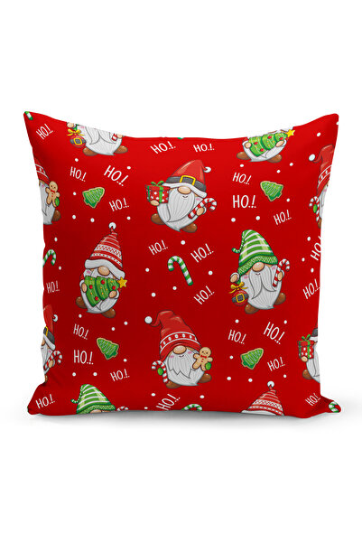 Bertille Home Новогодишна серия Двустранна калъфка за възглавница с цифров пе...