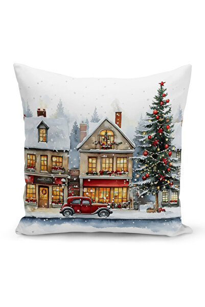 Bertille Home Husă de pernă cu imprimare digitală pe două fețe Seria de Anul ...