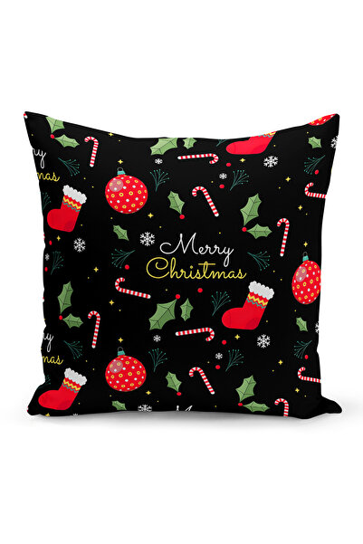 Bertille Home Πρωτοχρονιάτικη Σειρά Διπλής Όψης Ψηφιακή Εκτύπωση Μαξιλαροθήκη...