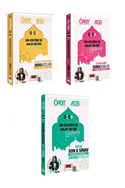 Yargı Yayınları Asya Tekin 2026 ÖABT AGS DKAB MBSTS Konu Soru Çıkmış Sorular 3 Lü Set ( Güncel Baskı )