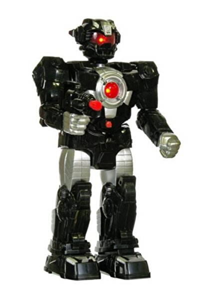 DavidaHome Robot cu sunet de miscare, lumina, mers robotizat, pe baterii, ina...