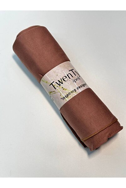 LA SEFA Şal simplu din bumbac pieptănat (calitate superioară)