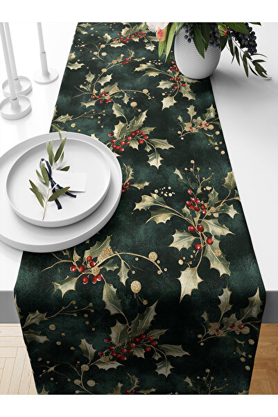 Bertille Home Πρωτοχρονιάτικη σειρά 140x40 cm Digital Printed Runner (Χριστού...