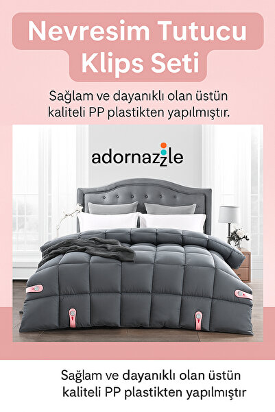 adornazzle 4-предметный набор зажимов для постельного белья, зажим для одеяла...