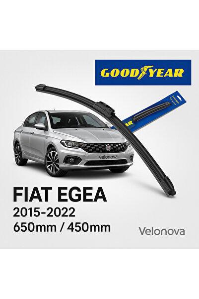 Velonova GOOD YEAR 2’li Set Muz Tipi Silecek Takımı Fiat Egea 2015-2022 Ön Ca...