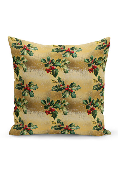 Bertille Home Новогодишна серия Двустранна калъфка за възглавница с цифров пе...