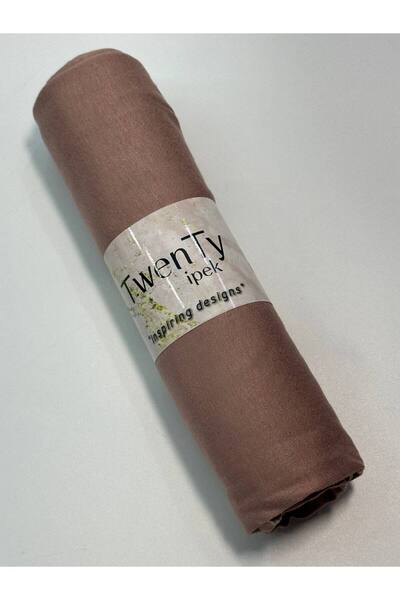 LA SEFA Şal simplu din bumbac pieptănat (calitate superioară)