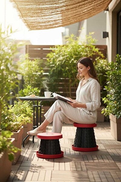 Lider MAGNESİA TABURE ÇOK AMAÇLA ACORTİON 110 KG ÇANTA GİBİ TAŞINABİLİR PERİLLA R