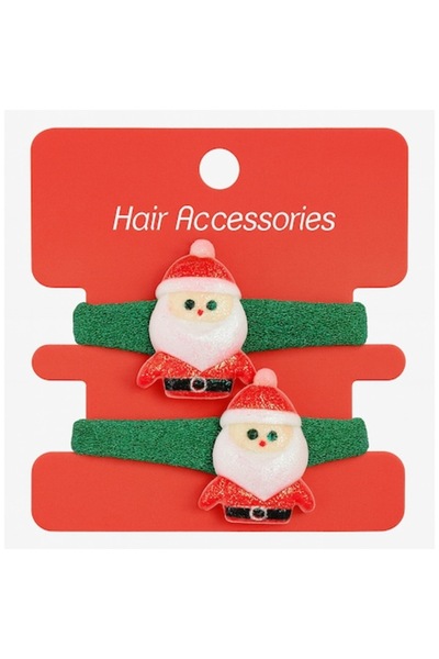 OEM Set 2 elastice de par pentru Craciun, Design Mos Craciun, Ideale pentru F...