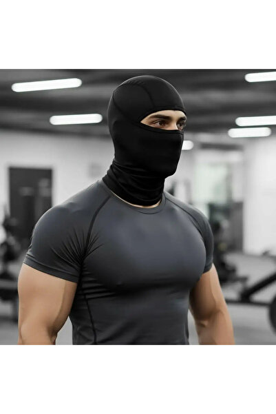 Flex قناع وجه أسود للرجال والنساء، قناع بالاكلافا لراكبي الدراجات النارية، لل...