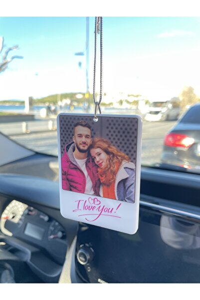 estölye Pleksi Kişiye Özel Fotoğraflı I LOVE YOU Yazılı Araba Hediyesi Araba ...
