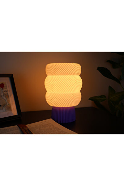 KOÇER AWM أباجورة ومصباح طاولة لومو تويست (يتم تصنيعه باللون المطلوب)