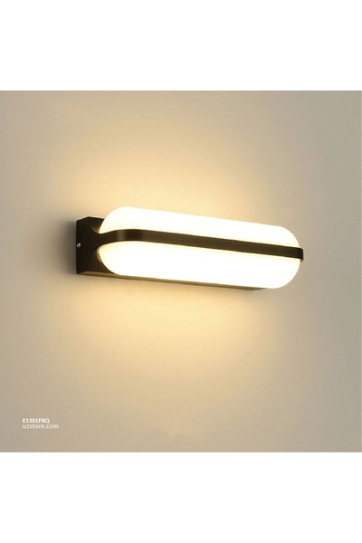 Generic Brand Outdoor Wall Spotlight Tube Black Led 24W Yellow Light 6948