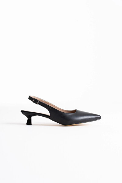 TB Terzi Bey Maried Black Skin Women's Shoes