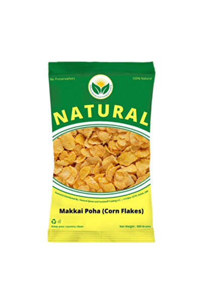 Natural Makkai Poha 500g (Corn or Maize Flakes) x 24