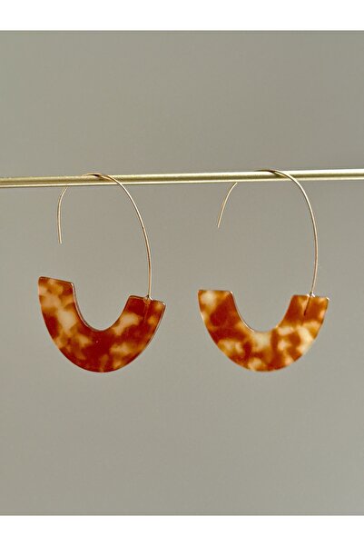 YOUES JEWELRY أقراط نسائية متدلية من الأكريليك بنقشة الفهد