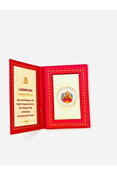 GlitzOra عملة إلهة لاكشمي من الفضة الخالصة عيار 999 | رمز الحظ والرخاء الأسمى