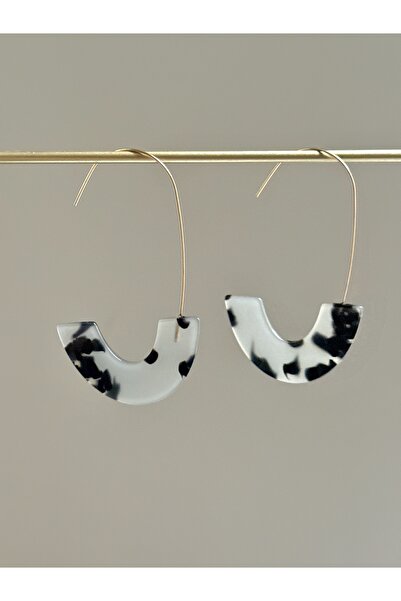 YOUES JEWELRY Leopard Patterned Acrylic Dangle Women's Earrings