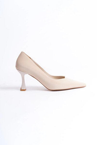 TB Terzi Bey Cordelia Women's Beige Satin Stiletto