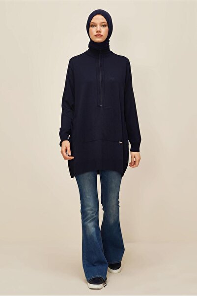 Alvina Zipped Knitwear Tunic 45885