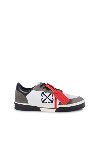 OFF WHITE OFF-WHITE VULCANIZAT JOS – SNEAKERS BĂRBĂTEȘTI PIELE ALB/NEGRU/GRI ...