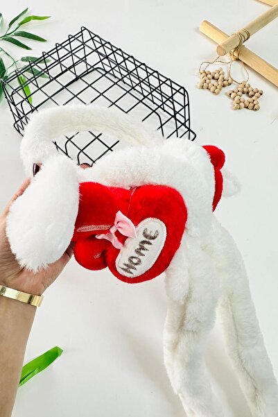 Minigimin Cicileri My Little One's Cicileri Tavşak Home Detailed Girl's Movable Headset - White