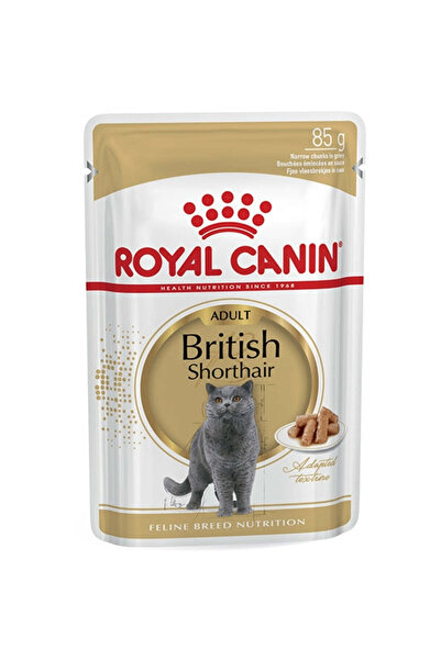 Royal Canin FBN Feline Breed Nutrition British Shorthair Wet Cat Food 12x85gm