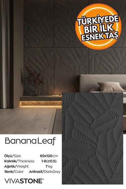 Vivastone Esnek Taş Panel Soft Stone 60x120 cm - İç Ve Dış Mekan Dekorasyon P...
