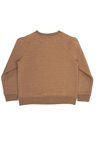 Ozmoz By Mukadder Özden Reborn Light Brown Winter Girl's Sweatshirt
