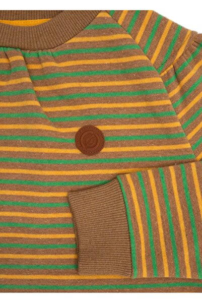 Ozmoz By Mukadder Özden Reborn Striped Winter Girls' Sweatshirt