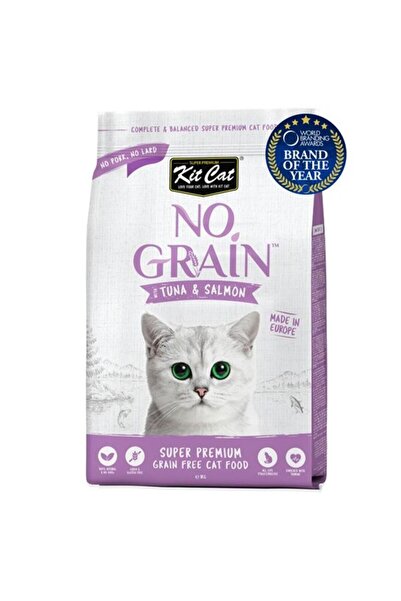Kit Cat No Grain Tuna & Salmon Super Premium Cat Dry Food
