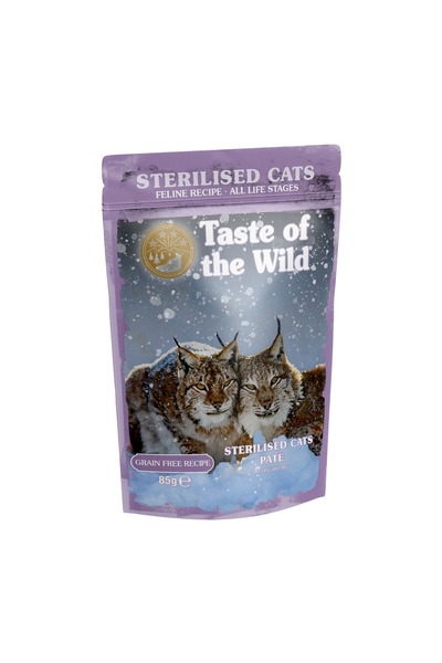 Taste of the Wild Sterilised Cat Pate Grain-Free Wet Cat Food 85G