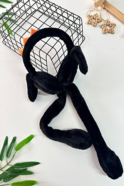 Minigimin Cicileri My Little Pony Dino Detailed Plush Girl's Headphones - Black