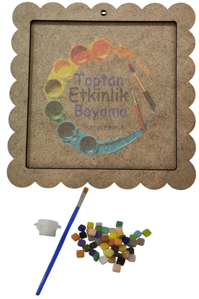 toptanetkinlikboyama Kare Mozaik Seti – Çocuklar İçin Renkli Etkinlik ve Sana...