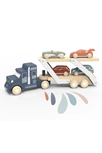 Speedy Monkey Camion transportor cu masinute, Speedy Monkey, editie fun-play
