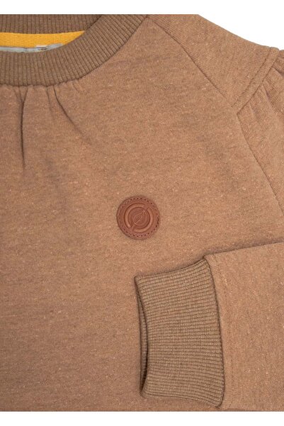 Ozmoz By Mukadder Özden Reborn Light Brown Winter Girl's Sweatshirt