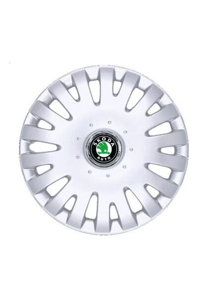 OEM Set de 4 capace pentru roți R15, potrivite pentru jante de 15 inch, pentr...