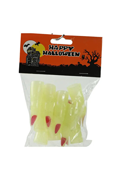 doneel Party Decoration Halloween Spooky Scary Witches Nails, Light Green Color- Pack of 10 Pieces