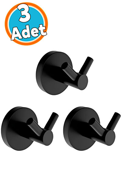 NZB Askılık Vidalı Paslanmaz Metal Duvar Askısı Banyo ve Mutfak İçin Modern T...